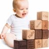 Wooden Cube Picture Alphabet Blocks